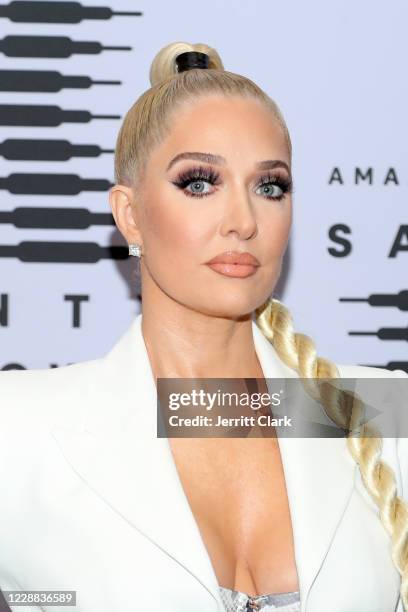 In this image released on October 2, Erika Jayne attends Rihanna's Savage X Fenty Show Vol. 2 presented by Amazon Prime Video at the Los Angeles...