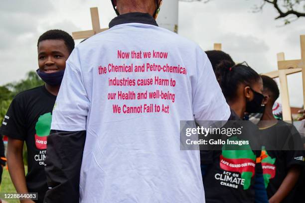 General view during the Global Climate Strike March on October 02, 2020 in Durban, South Africa. According to media reports, the group demanded that...