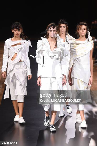 FRA: Yohji Yamamoto : Runway - Paris Fashion Week - Womenswear Spring Summer 2021