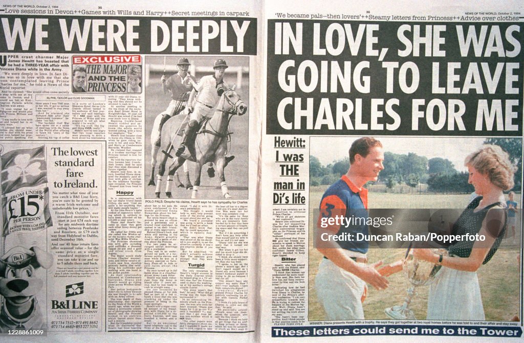News of the World - Princess Diana & James Hewitt