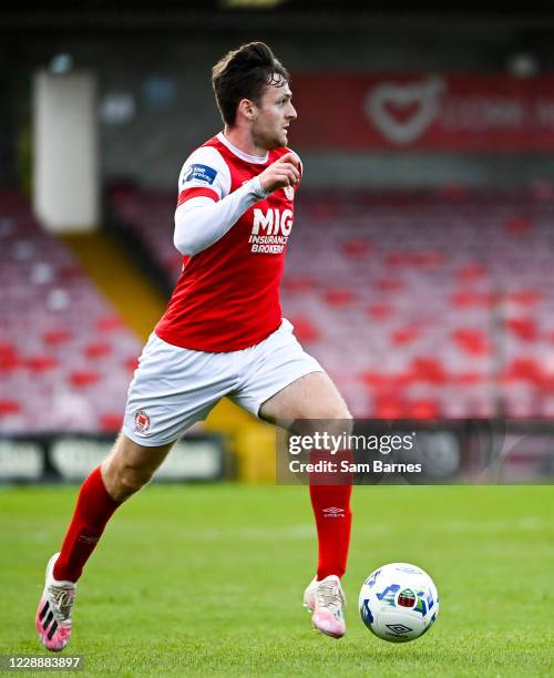 Cork , Ireland - 3 October 2020; Jason McClelland of St Patrick's Athletic during the SSE Airtricity League Premier Division match between Cork City...