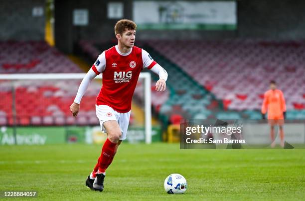 Cork , Ireland - 3 October 2020; Rory Feely of St Patrick's Athletic during the SSE Airtricity League Premier Division match between Cork City and...