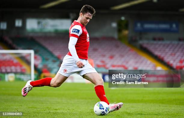 Cork , Ireland - 3 October 2020; Jason McClelland of St Patrick's Athletic during the SSE Airtricity League Premier Division match between Cork City...