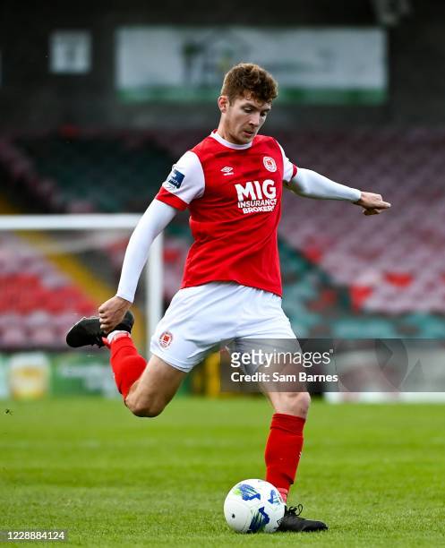 Cork , Ireland - 3 October 2020; Rory Feely of St Patrick's Athletic during the SSE Airtricity League Premier Division match between Cork City and...