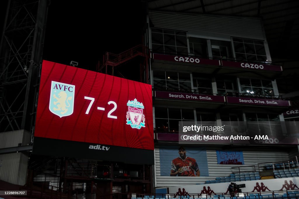 Aston Villa v Liverpool - Premier League