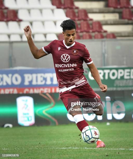 Hachim Mastour of Reggina 1914 during the Serie B match between Reggina 1914 and Pescara Calcio on October 3, 2020 stadium &quot;Oreste...