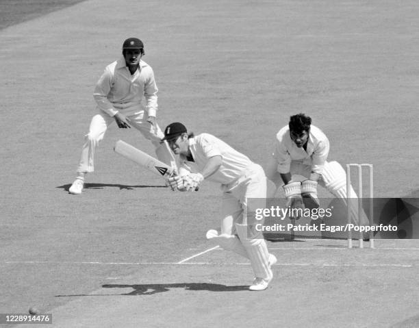 Dennis Amiss of England batting during his innings of 79 runs in the 3rd Test match between England and India at Edgbaston, Birmingham, 6th July...