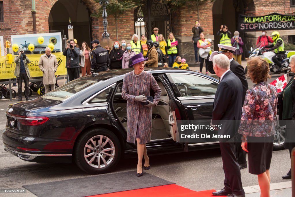 The Danish Royal Family Attend  Parliament Opening