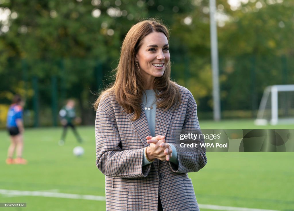 The Duchess Of Cambridge Visits Students At The University of Derby