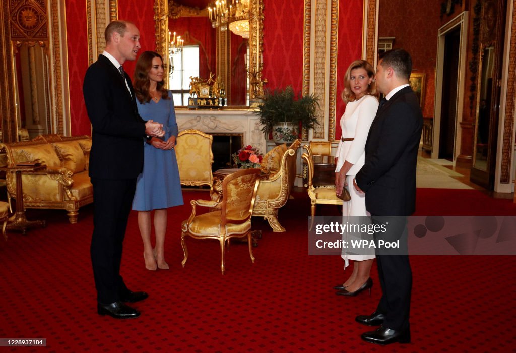 Ukrainian President Volodymyr Zelensky And His Wife Pay Official Visit To UK