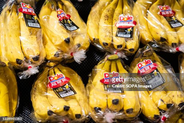 Dole bananas seen in a supermarket.