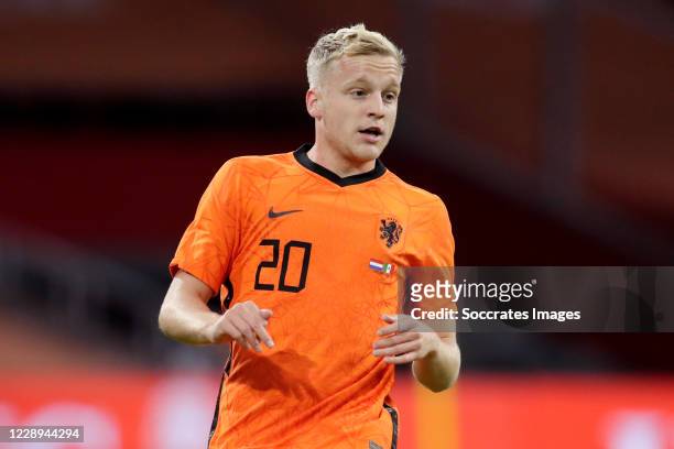 Donny van de Beek of Holland during the International Friendly match between Holland v Mexico at the Johan Cruijff ArenA on October 7, 2020 in...