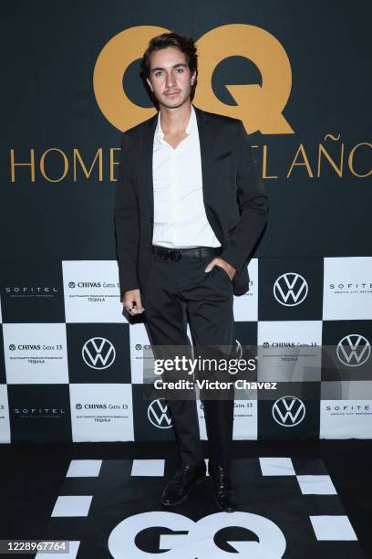 Andy Zurita attends the black carpet of the GQ Men of the Year 2020 at Sofitel Mexico City on October 8, 2020 in Mexico City, Mexico.