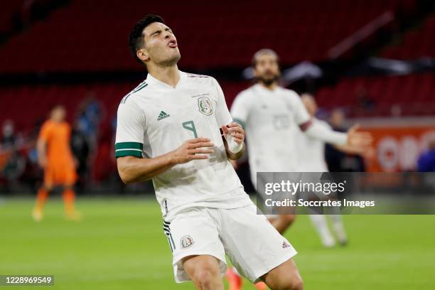 Raul Jimenez of Mexico during the International Friendly match between Holland v Mexico at the Johan Cruijff ArenA on October 7, 2020 in Amsterdam...