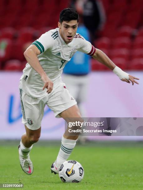 Raul Jimenez of Mexico during the International Friendly match between Holland v Mexico at the Johan Cruijff ArenA on October 7, 2020 in Amsterdam...