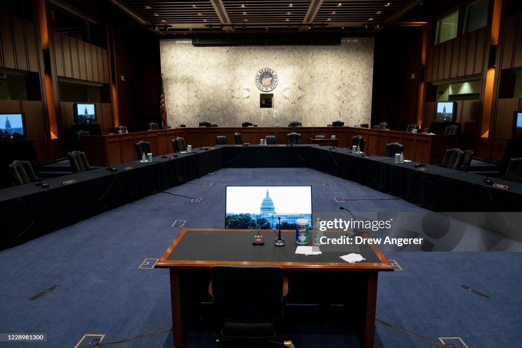 Senate Prepares For Confirmation Hearings Of Amy Coney Barrett To Become Supreme Court Justice