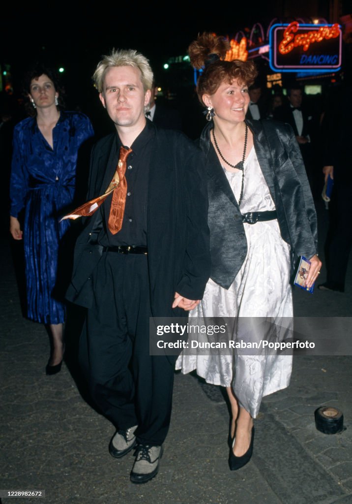 British musician Howard Jones with his wife Jan Smith, circa 1989. News Photo Getty Images