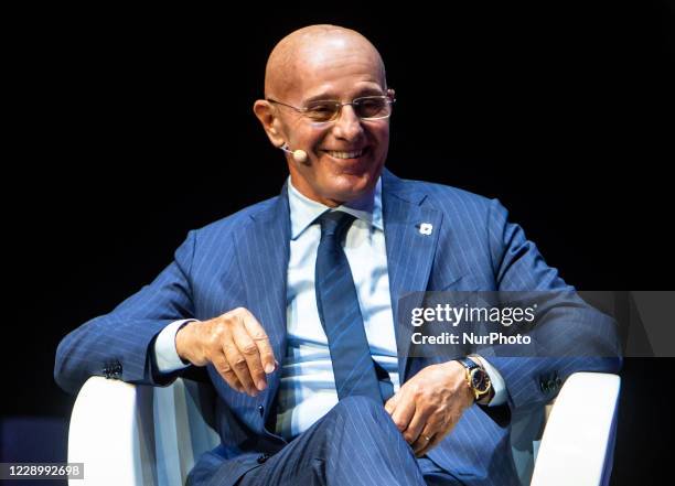 Arrigo Sacchi attends at Festival dello Sport at Teatro Strehler in Milan, Italy, on October 09 2020