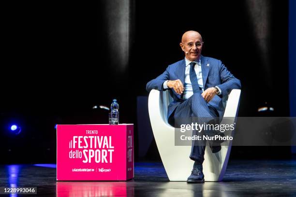 Arrigo Sacchi attends at Festival dello Sport at Teatro Strehler in Milan, Italy, on October 09 2020