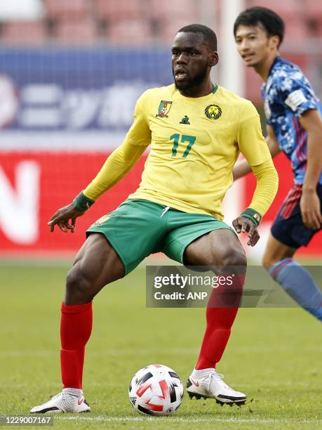 Jean Onana of Cameroon during the friendly match between Japan and Cameroon at Stadium Galgenwaard on October 09, 2020 in Utrecht, Netherlands. ANP...