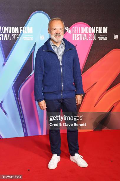 Graham Norton attends the "Soul" Premiere during the 64th BFI London Film Festival at BFI Southbank on October 11, 2020 in London, England.