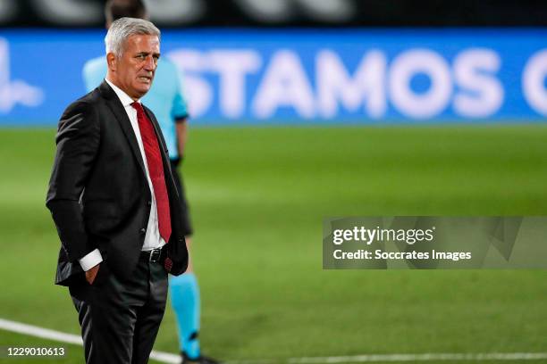 Coach Vladimir Petkovic of Switzerland during the UEFA Nations league match between Spain v Switzerland on October 10, 2020