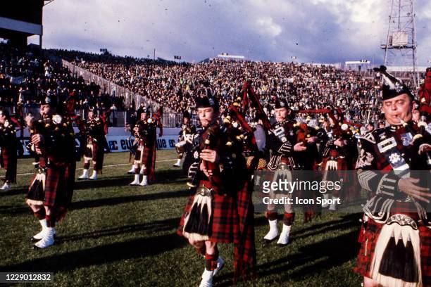 Illustration Scotland Band during European Cup Final match between Bayern Munich and AS Saint Etienne, at Hampden Park, Glasgow, Scotland, on 12 May...