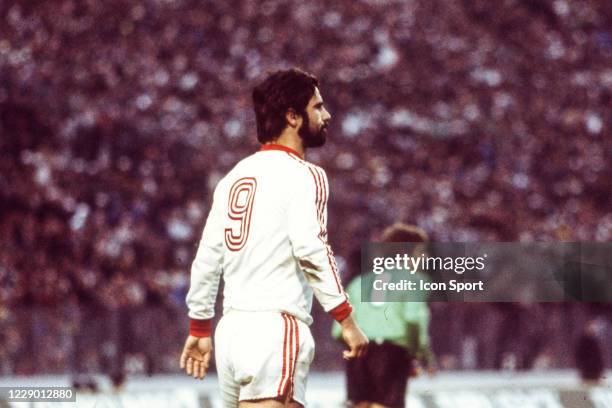 Gerd Muller of Bayern during European Cup Final match between Bayern Munich and AS Saint Etienne, at Hampden Park, Glasgow, Scotland, on 12 May 1976