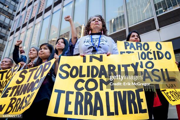 LaDonna Brave Bull Allard, Water Protector, and a member of the Standing Rock Sioux Tribe in North Dakota and South Dakota - Indigenous leaders from...