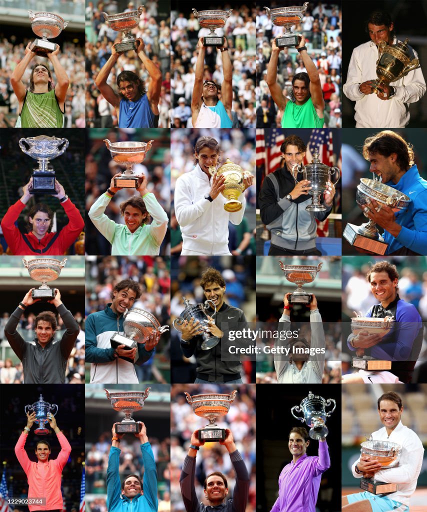 Rafael Nadal 20 Grand Slams