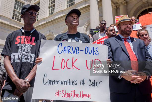 Advocates, community organizations, and Council Members held a press conference and rally at the steps of City Hall, challenging Mayor de Blasio and...