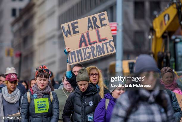 The New Sanctuary Coalition together with faith leaders, immigration activists, and community members organized a "Jericho Walk" outside the...