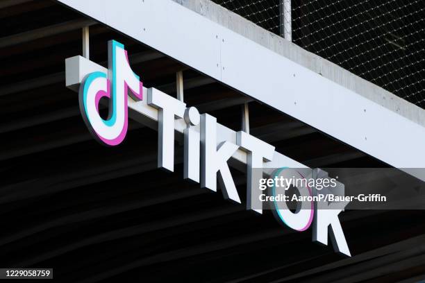 General view of the TikTok headquarters on October 13, 2020 in Culver City, California.