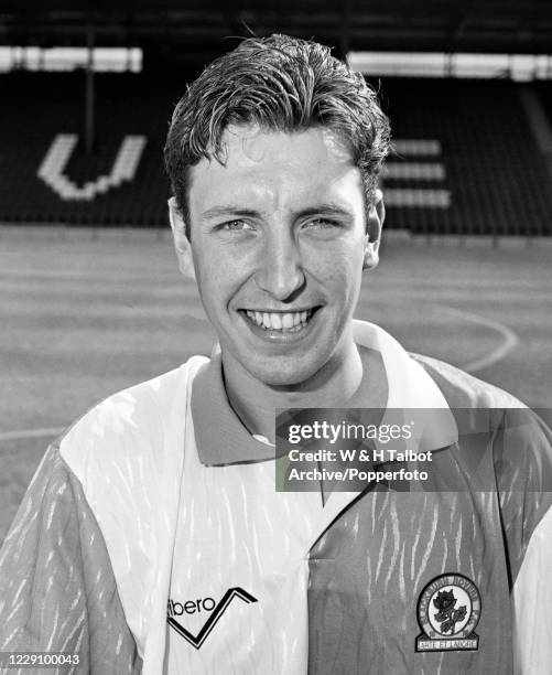 Jason Wilcox of Blackburn Rovers at Ewood Park in Blackburn, England, circa August 1991.