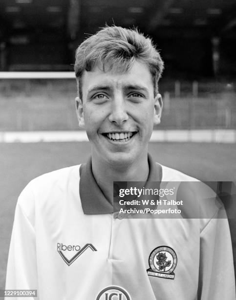 Jason Wilcox of Blackburn Rovers at Ewood Park in Blackburn, England, circa August 1990.