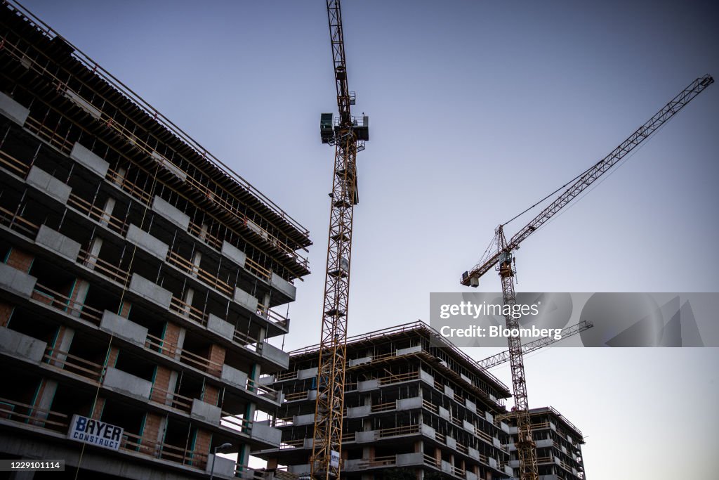 Housing Construction On Cordia Kft. Site As Hungary Plans Homes Boost