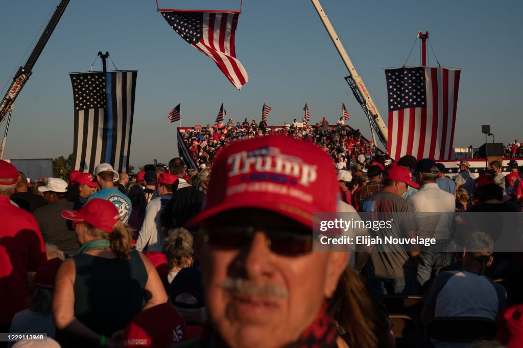 Donald Trump Holds MAGA Campaign Rally In Macon, GA