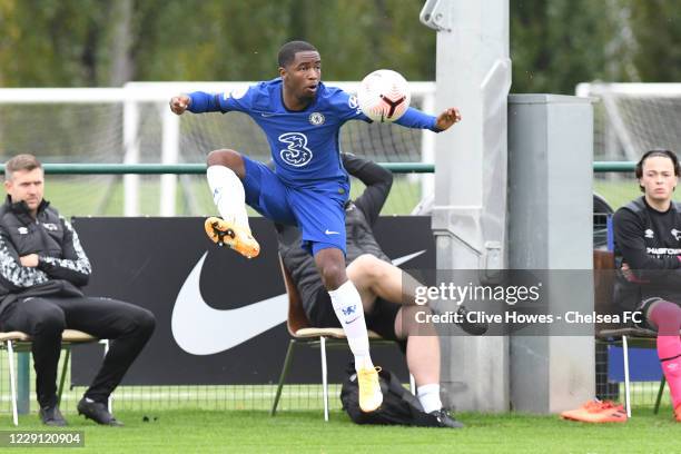 Dion Rankine of Chelsea during the Premier League 2 Division One match between Chelsea U23 and Derby County U23 at Chelsea Training Ground on October...