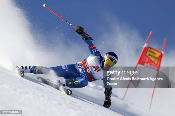 Ted Ligety of USA in action during the Audi FIS Alpine Ski World Cup Men's Giant Slalom on October 18, 2020 in Soelden, Austria.