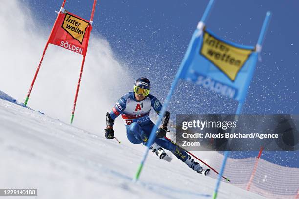 Ted Ligety of USA in action during the Audi FIS Alpine Ski World Cup Men's Giant Slalom on October 18, 2020 in Soelden, Austria.