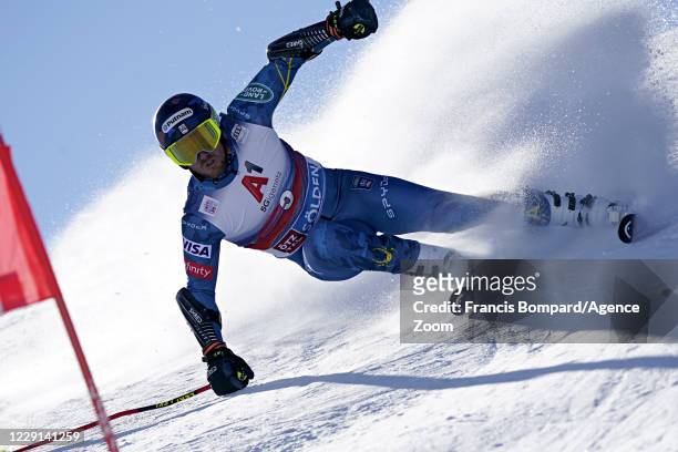 Ted Ligety of USA in action during the Audi FIS Alpine Ski World Cup Men's Giant Slalom on October 18, 2020 in Soelden, Austria.