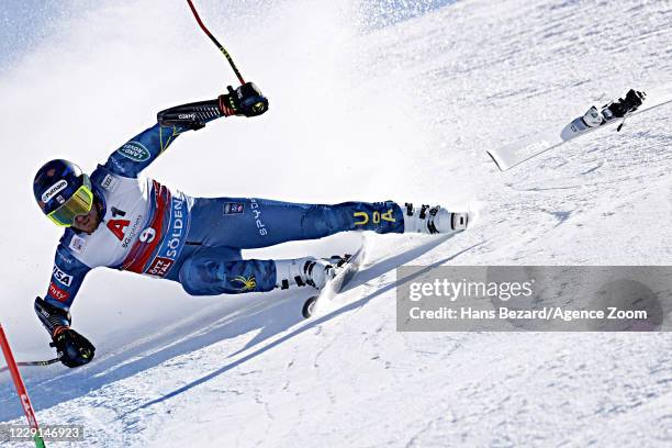 Ted Ligety of USA in action during the Audi FIS Alpine Ski World Cup Men's Giant Slalom on October 18, 2020 in Soelden, Austria.