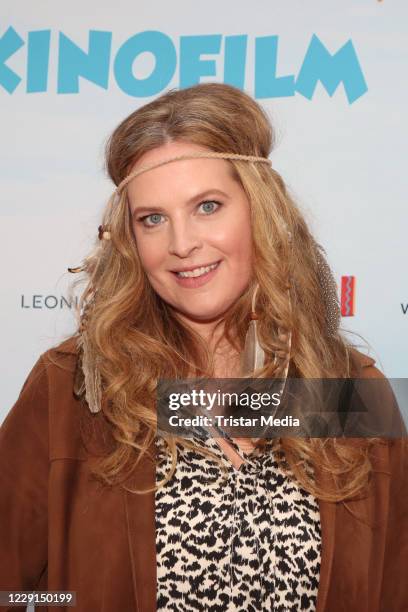 Diana Amft attends the world premiere of the movie "Yakari" on October 18, 2020 in Hamburg, Germany.