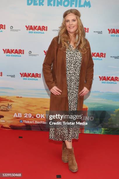 Diana Amft attends the world premiere of the movie "Yakari" on October 18, 2020 in Hamburg, Germany.
