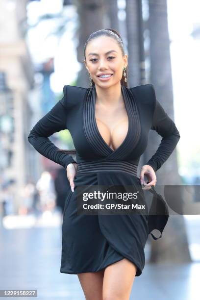 Stacey Shalene is seen on October 18, 2020 in Los Angeles, California.