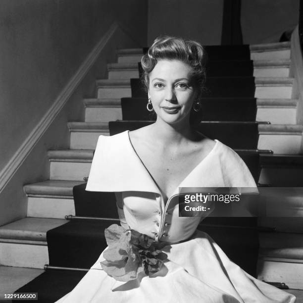 Undated portrait shows French actress Anne Vernon, appearing in 40 films between 1948 and 1970, including three films that were entered into the main...