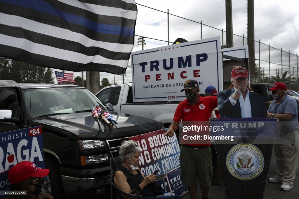 Florida Residents Cast Ballots As Early Voting For U.S. Presidential Election Begins