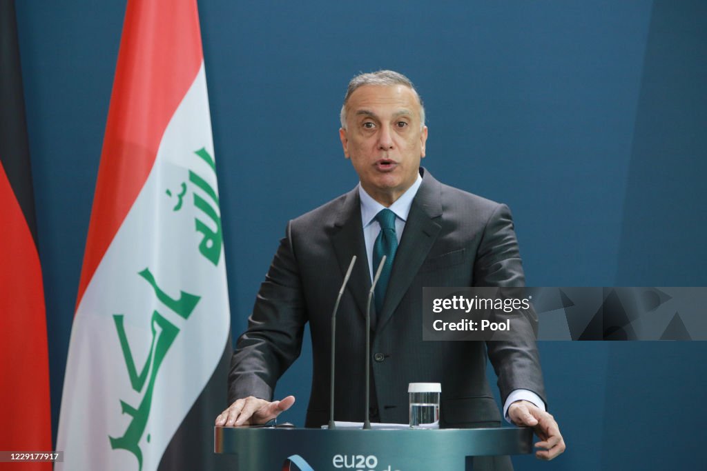 Merkel Meets Iraqi Prime Minister Mustafa Al-Kadhimi