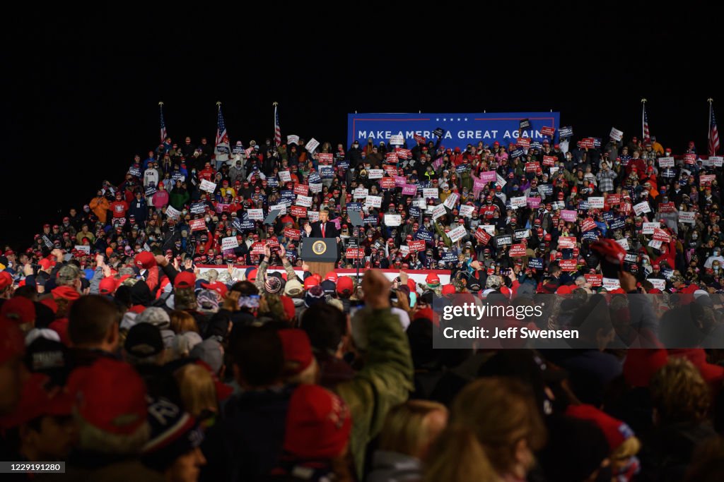 Donald Trump Holds MAGA Rally Ahead Of Election In Erie, PA