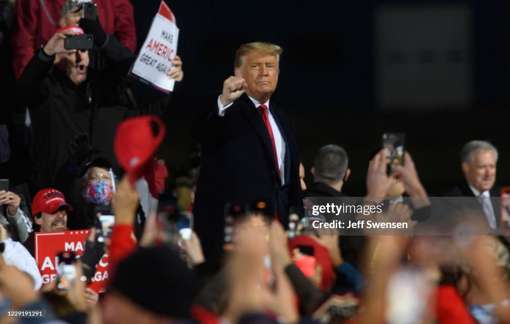 Maga Debate Rally U.S. President Donald Trump holds a campaign rally at North Coast Air ...
